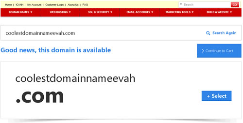 Domain name registration is available for this domain name.